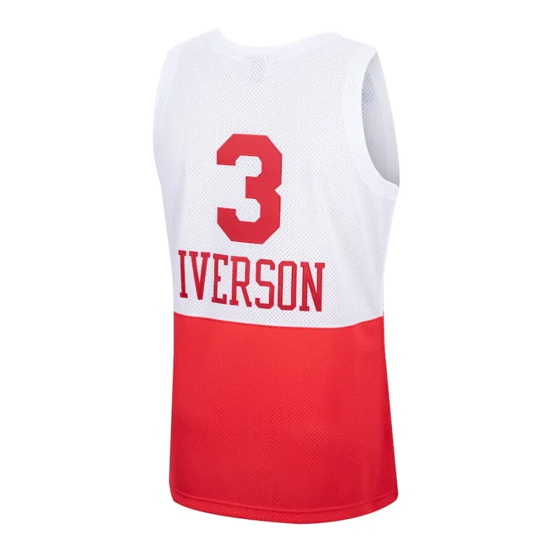 Allen Iverson Philadelphia 76ers Mitchell & Ness Maillot Authentique des Classiques Hardwood 2003/2004 - Blanc