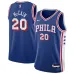 Jared McCain Philadelphia 76ers Camiseta Swingman para Jóvenes - Edición Ícono - Azul Real