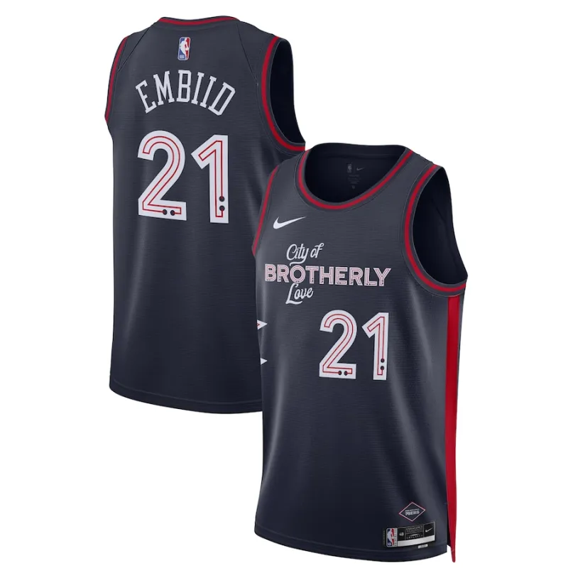 Joel Embiid Philadelphia 76ers 2023-24 City Edition Unisex Jersey