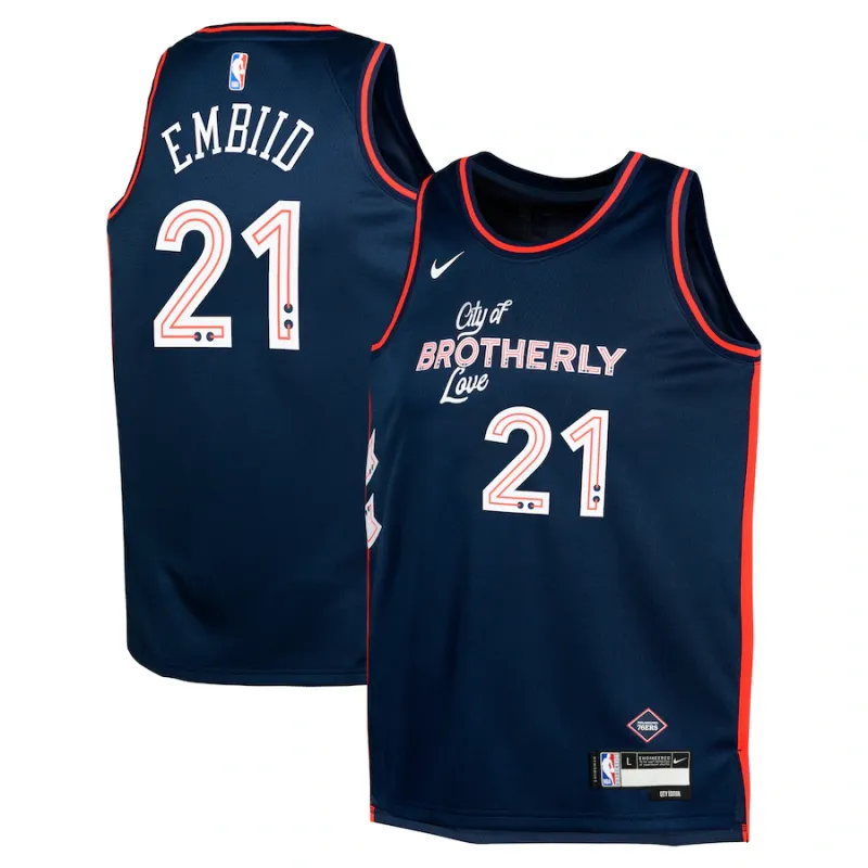 Joel Embiid Philadelphia 76ers City Edition Swingman Jersey