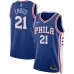 Joel Embiid Philadelphia 76ers Camiseta Swingman Unisex - Edición Ícono - Azul Real