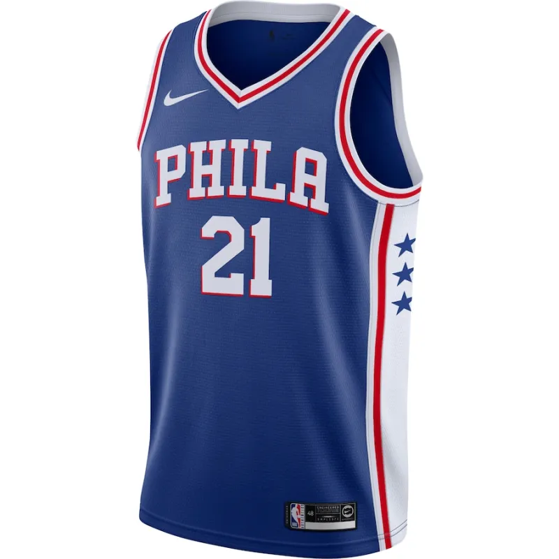 Joel Embiid Philadelphia 76ers Swingman Jersey 2019/2020 - Icon Edition - Royal Blue
