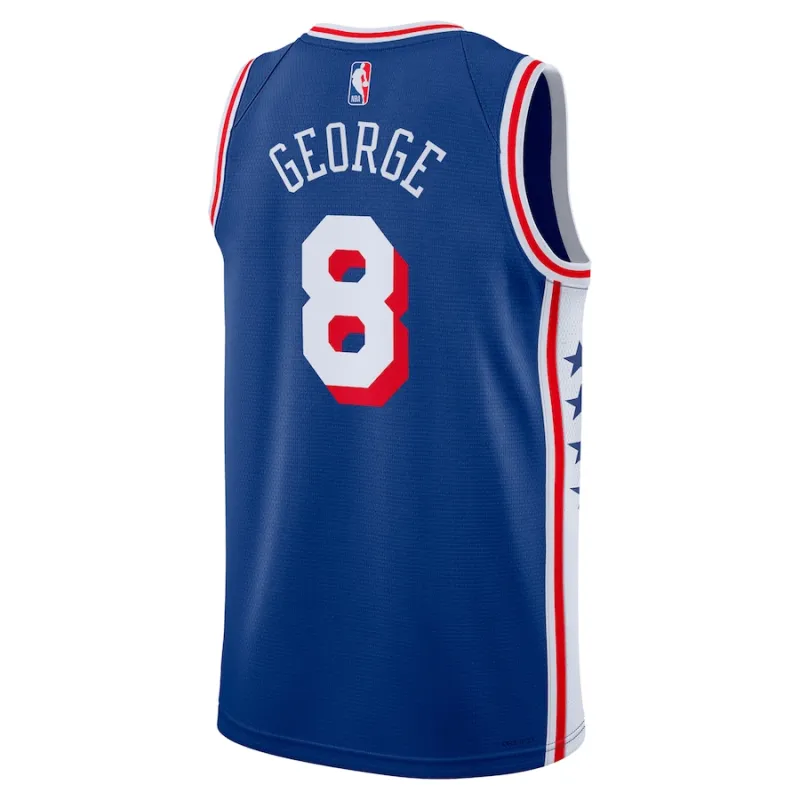 Paul George Philadelphia 76ers Unisex 2024 Offseason Addition Swingman Jersey - Royal Blue