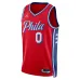 Tyrese Maxey Philadelphia 76ers Jordan Brand Unisex Swingman Jersey - Statement Edition - Red