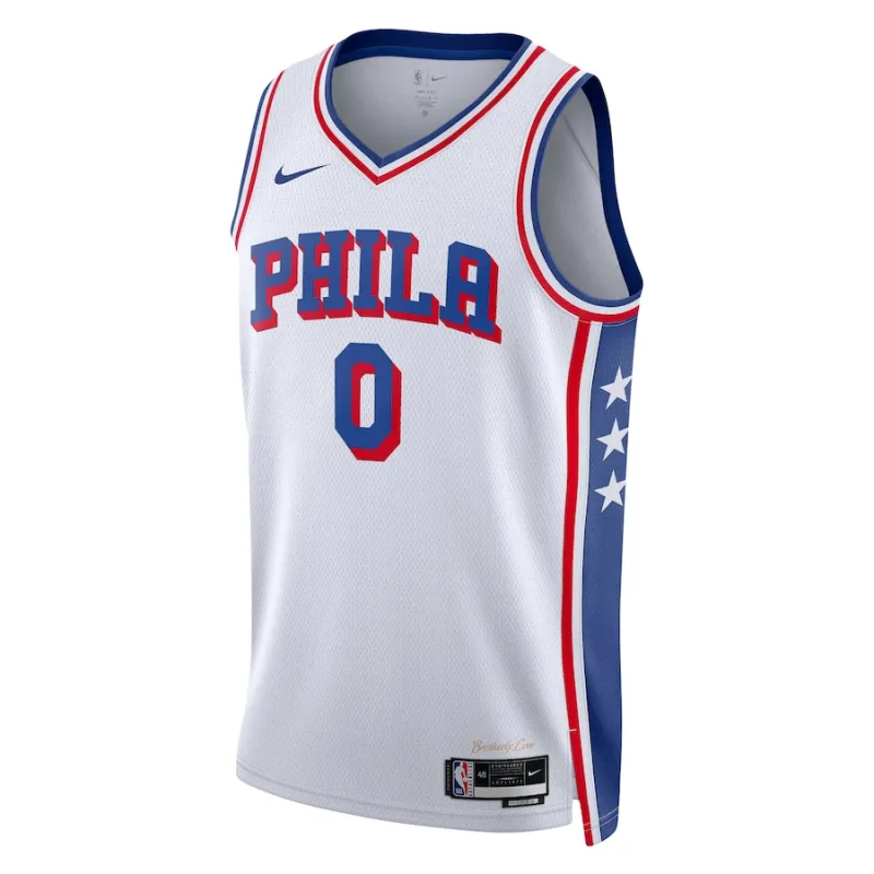 Tyrese Maxey Philadelphia 76ers Unisex Swingman Jersey - Association Edition - White