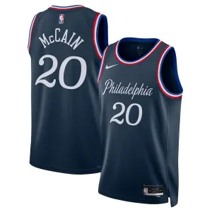 Philadelphia 76ers Jared McCain 2025/26 Swingman Trikot - Stadtedition - Blau