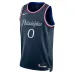 Philadelphia 76ers Tyrese Maxey 2025/26 Swingman Jersey - City Edition - Blue