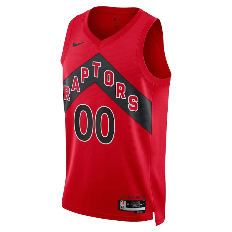 Toronto Raptors Unisex Custom Swingman Jersey - Icon Edition - Red