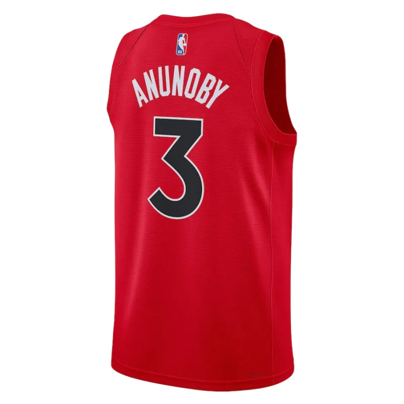OG Anunoby Toronto Raptors Icon Edition Swingman Jersey - Red
