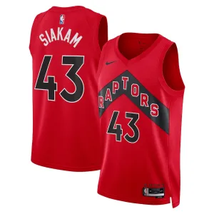 Pascal Siakam Toronto Raptors Camiseta Swingman Unisex - Edición Ícono - Rojo