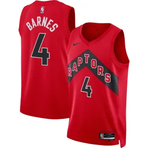 Scottie Barnes Toronto Raptors Camiseta Swingman Unisex - Edición Ícono - Rojo