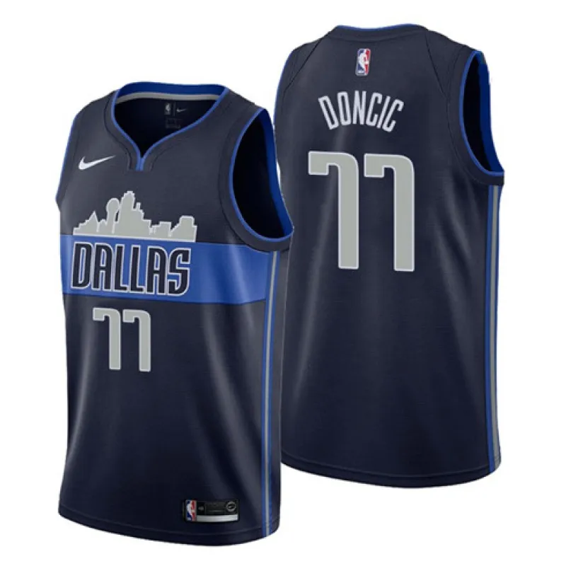 Luka Doncic, Dallas Mavericks Blu Scuro