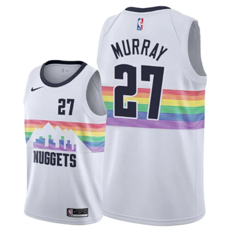 Jamal Murray, Denver Nuggets, edizione Città 2018/19, Bianco