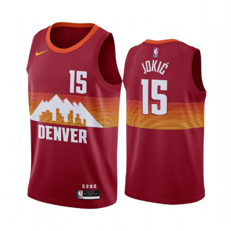 Nikola Jokic, Denver Nuggets, edizione Città 2020/21, Rosso