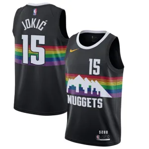 Nikola Jokic, Denver Nuggets, Temporada 2019/20, Edición Ciudad, Negro