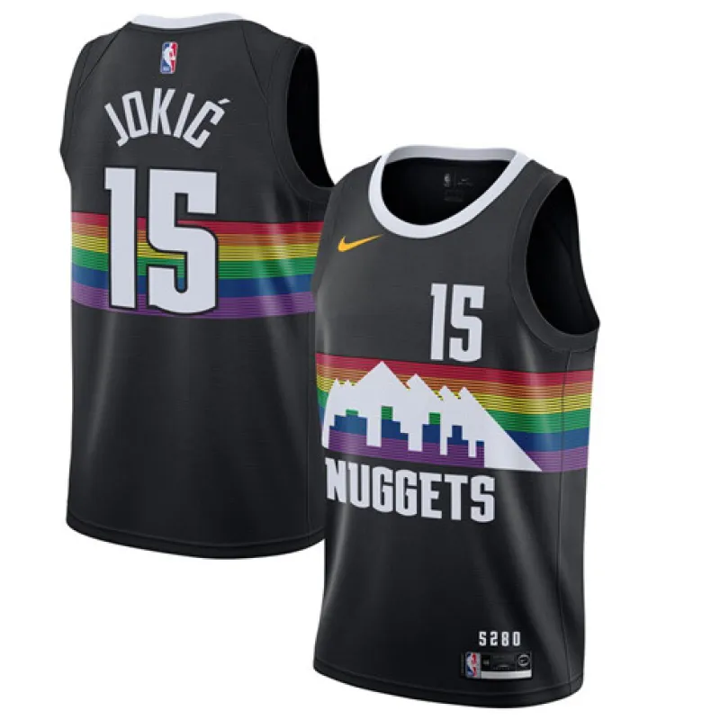 Nikola Jokic, Denver Nuggets, Stagione 2019/20, Edizione Città, Nero