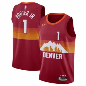 Michael Porter Jr., Denver Nuggets, edición Ciudad 2020/21, Rojo
