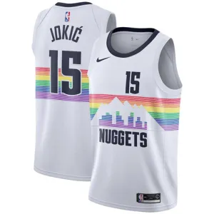 Nikola Jokic, Denver Nuggets, edición Ciudad 2018/19, Blanco