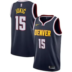 Nikola Jokic, Denver Nuggets, 2018/19, Azul oscuro