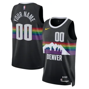 Denver Nuggets 2025/26 Camiseta Swingman Unisex - Edición Ciudad - Negro