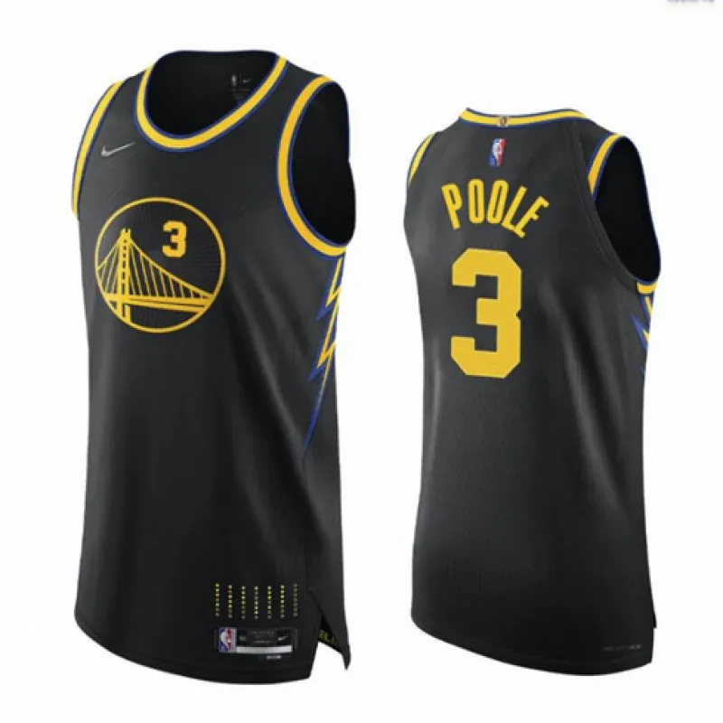 Jordan Poole, Golden State Warriors, Edizione Città 2021/22, Nero