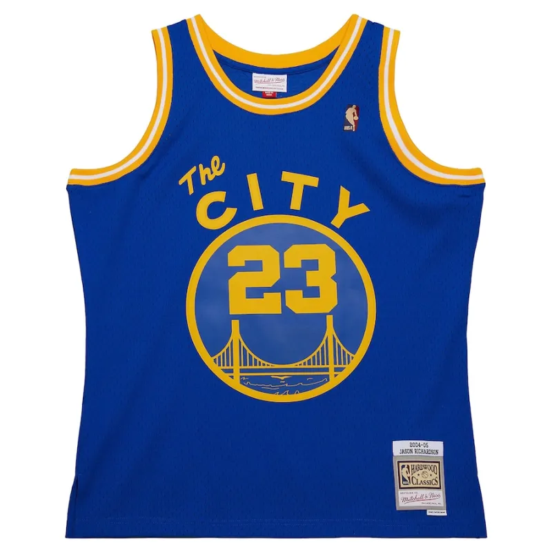 Jason Richardson Warriors Mitchell & Ness 2004/05 Hardwood Classics Jersey