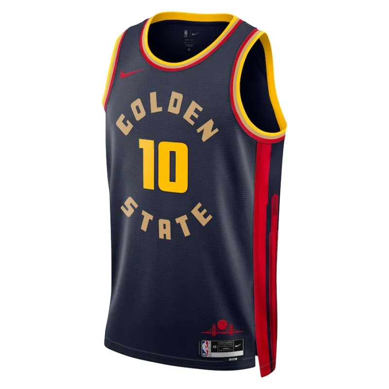 Jimmy Butler, Golden State Warriors, Maglia Unisex, Edizione Città, Blu Marino