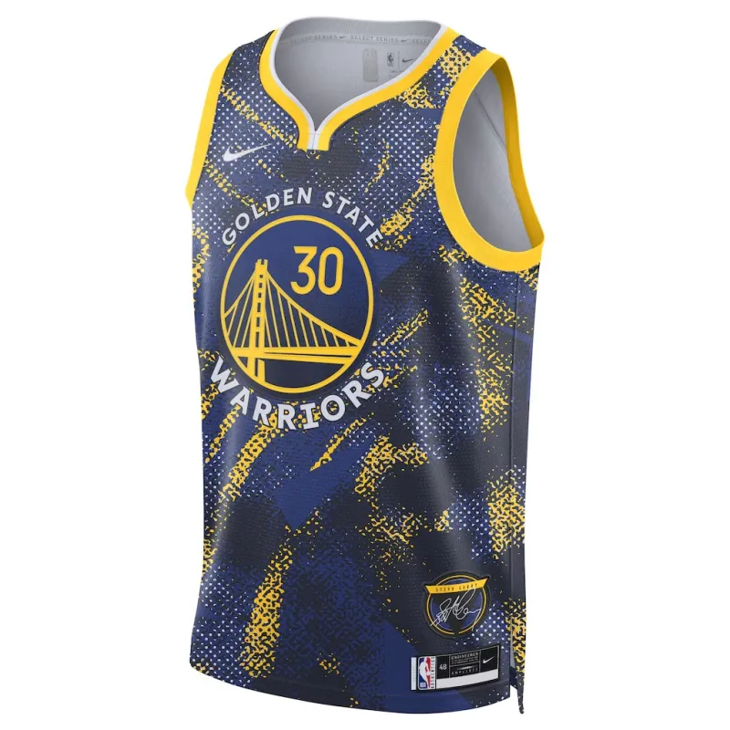 Golden State Warriors Stephen Curry 2025/26 Maglia Unisex Edizione Icona - Blu