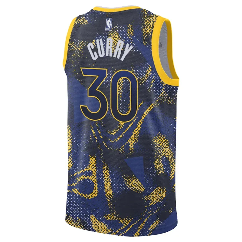 Golden State Warriors Stephen Curry 2025/26 Maglia Unisex Edizione Icona - Blu