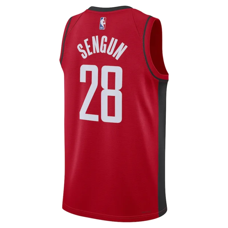 Alperen Sengun, Houston Rockets, Maglia Unisex, Edizione Icona, Rosso