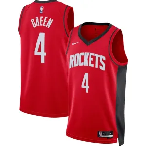Jalen Green, Houston Rockets, Unisex Icon Edition Jersey, Red