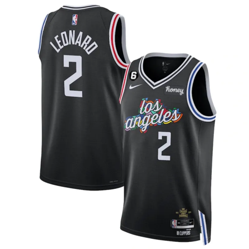 Kawhi Leonard , Los Angeles Clippers, 2023/24 City Edition, Black