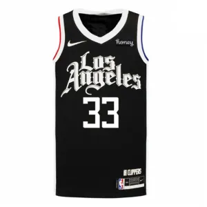 Nicolas Batum, Los Angeles Clippers, 2020/21 City Edition, Black