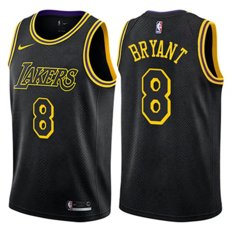 Kobe Bryant, Los Angeles Lakers, City Edition, Nero