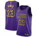 LeBron James, Los Angeles Lakers, City Edition 2018/19, Lila
