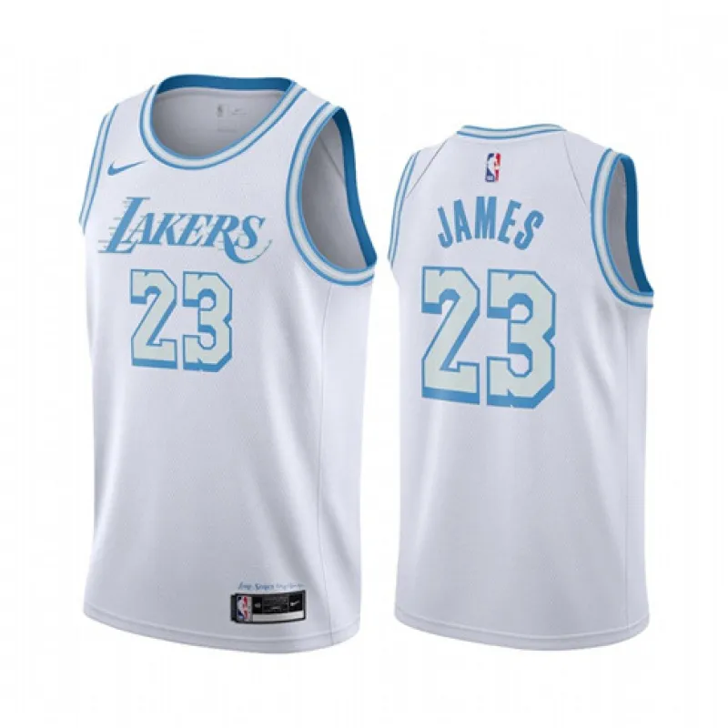 LeBron James Los Angeles Lakers 2020/21 White City Edition Jersey