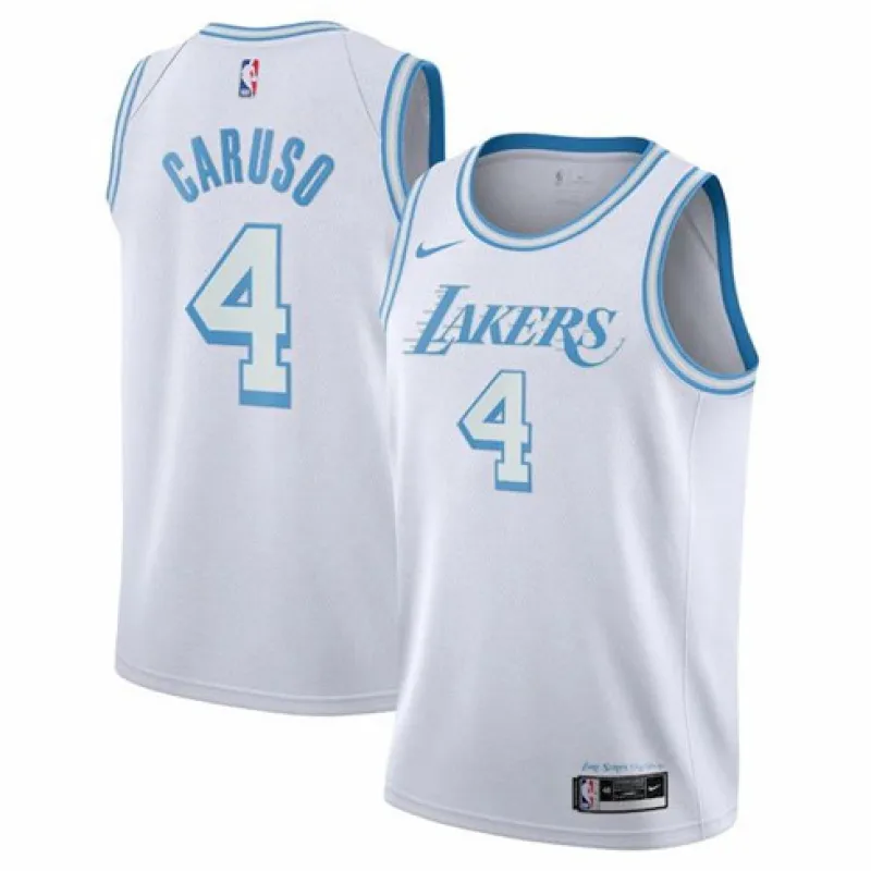 Alex Caruso, Los Angeles Lakers, 2020/21 City Edition, White