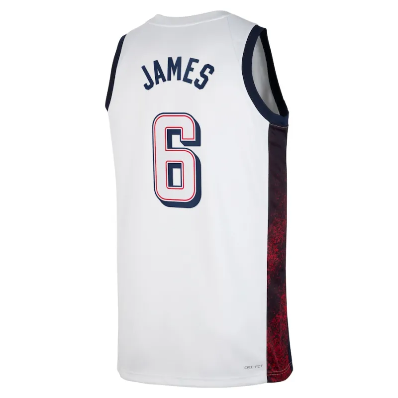 LeBron James, Unisex, Edizione 2024, Bianca