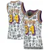 Shaquille O'Neal, Los Angeles Lakers, 1996 Mujer, Blanco
