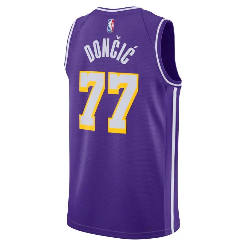 Los Angeles Lakers Luka Dončić Swingman Jersey - Statement Edition - Purple