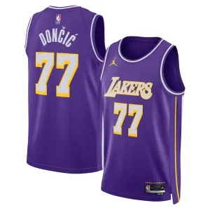 Los Angeles Lakers Luka Dončić Swingman Jersey - Statement Edition - Purple
