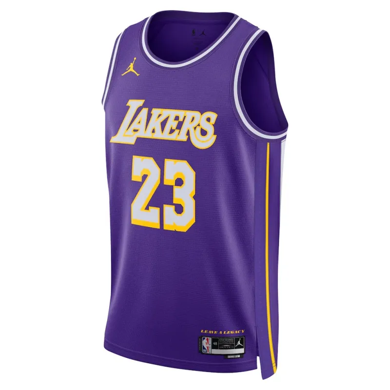 Los Angeles Lakers LeBron James Swingman Trikot - Personalisierung Edition - Lila
