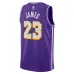 Los Angeles Lakers LeBron James Swingman Trikot - Personalisierung Edition - Lila