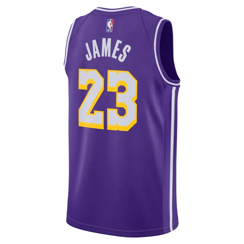 Los Angeles Lakers LeBron James Swingman Trikot - Personalisierung Edition - Lila