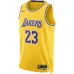 Los Angeles Lakers LeBron James Maglia Swingman - Edizione Icona - Giallo