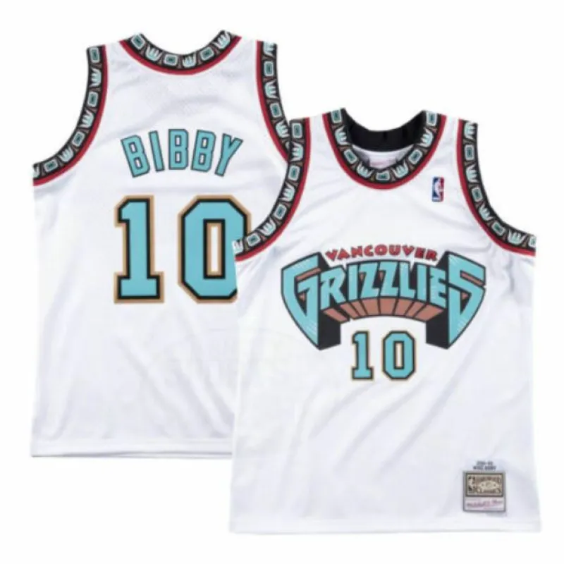 Mike Bibby. Memphis Grizzlies. Weiß