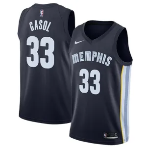 Marc Gasol. Memphis Grizzlies. Icon. Azul oscuro