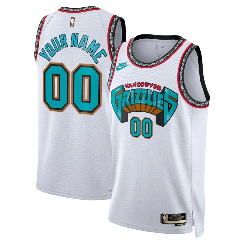 Memphis Grizzlies, Edizione Classica, Bianco