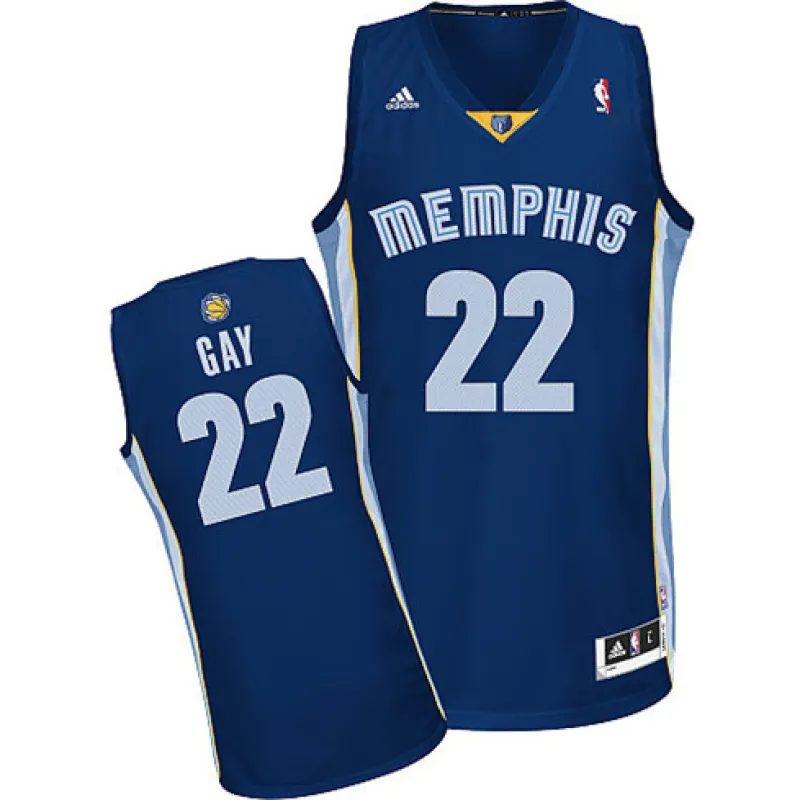 Rudy Gay. Memphis Grizzlies. Blau