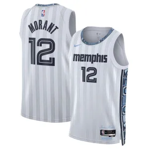 MEM Morant 2025/26 Swingman City Edition Weißes Trikot